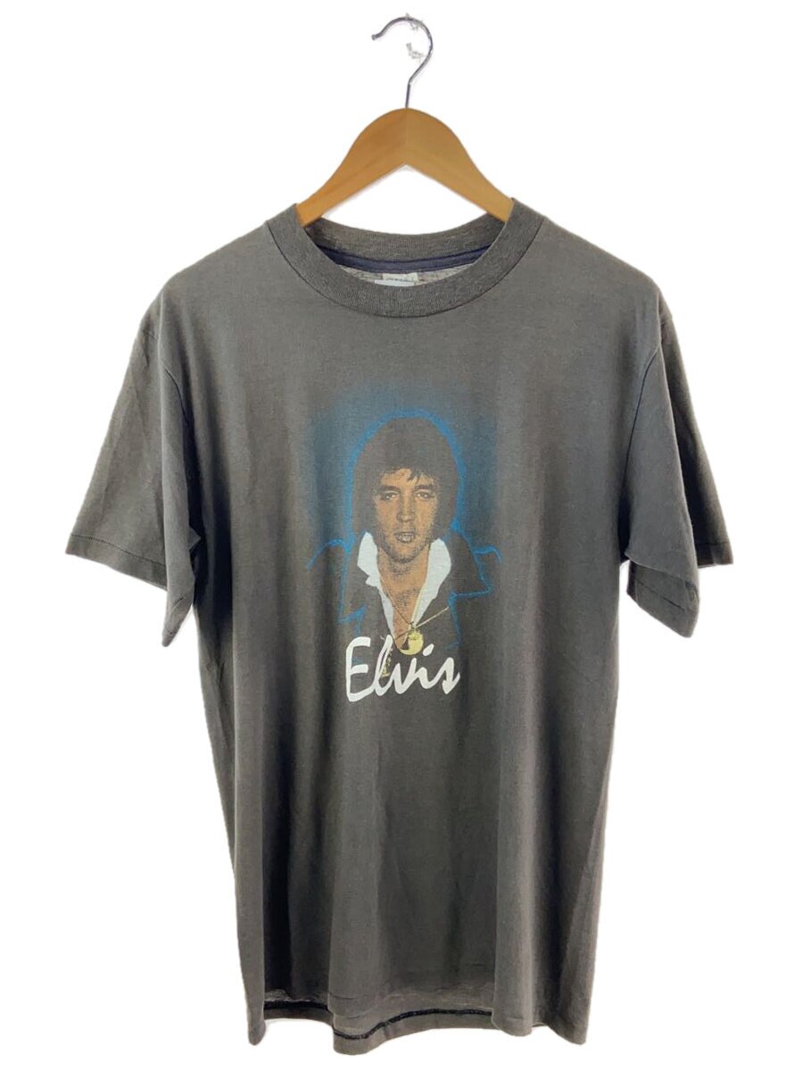 【中古】GURNEY TEES/Elvis Presley/ティーシャツ/--/ポリエステル/GRY【メンズウェア】