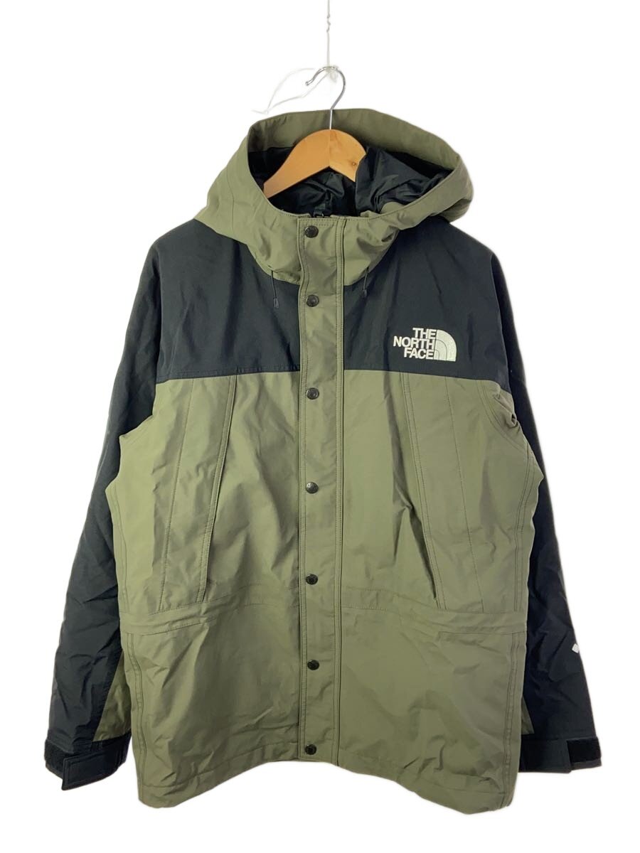 【中古】THE NORTH FACE◆MOUNTAIN LIGHT JACKET_マウンテンライトジャケット/L/ナイロン/GRN//【メンズウェア】