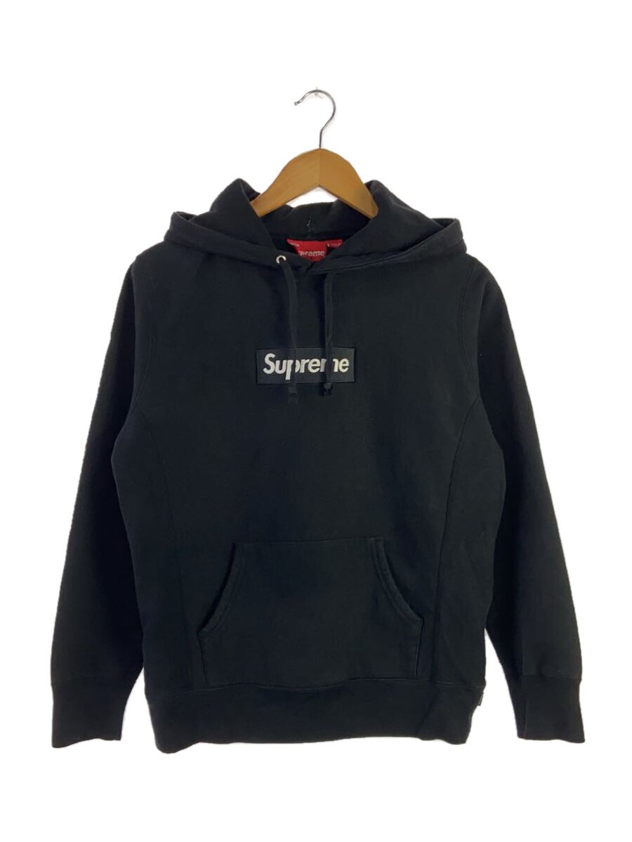 【中古】Supreme◆Box Logo Hooded Sweatshirt/パーカー/S/綿織物/黒いこと【メンズウェア】