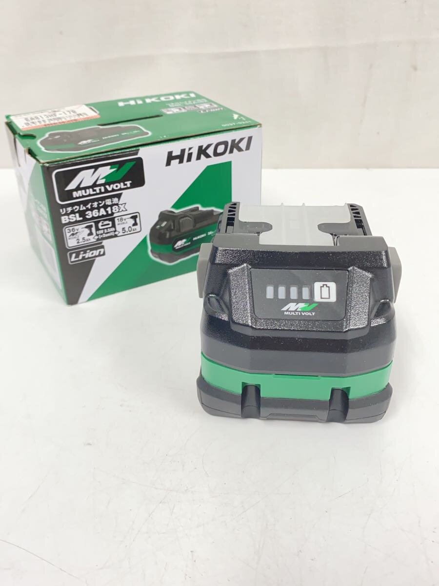 【中古】HiKOKI◆工具その他/BSL36A18X/リチウムイオン電池 36V 2.5Ah/18V 5.0Ah//【DIY用品】
