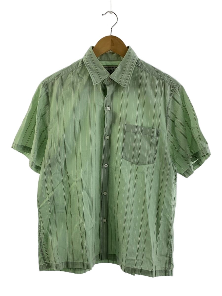 【中古】WACKO MARIA◆半袖シャツ/S/コットン/GRN/ストライプ【メンズウェア】|2nd STREET 店