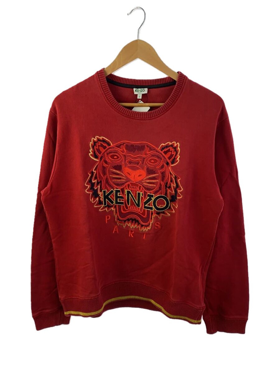 【中古】KENZO◆汗水/L/綿織物/RED/F855SW0014X7【メンズウェア】
