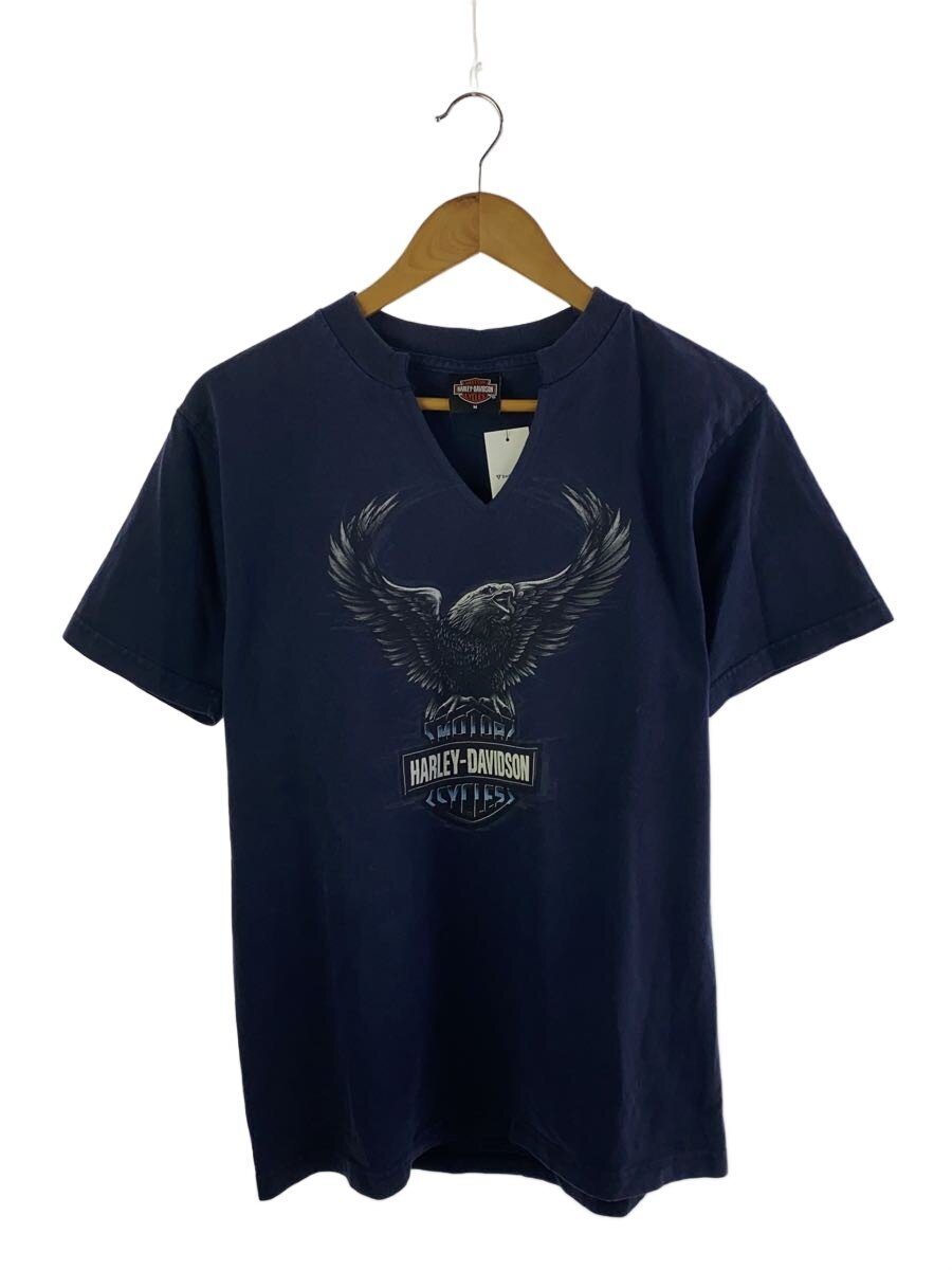 【中古】HARLEY DAVIDSON◆プルオーバー/M/--/NVY/刷り上げる【メンズウェア】