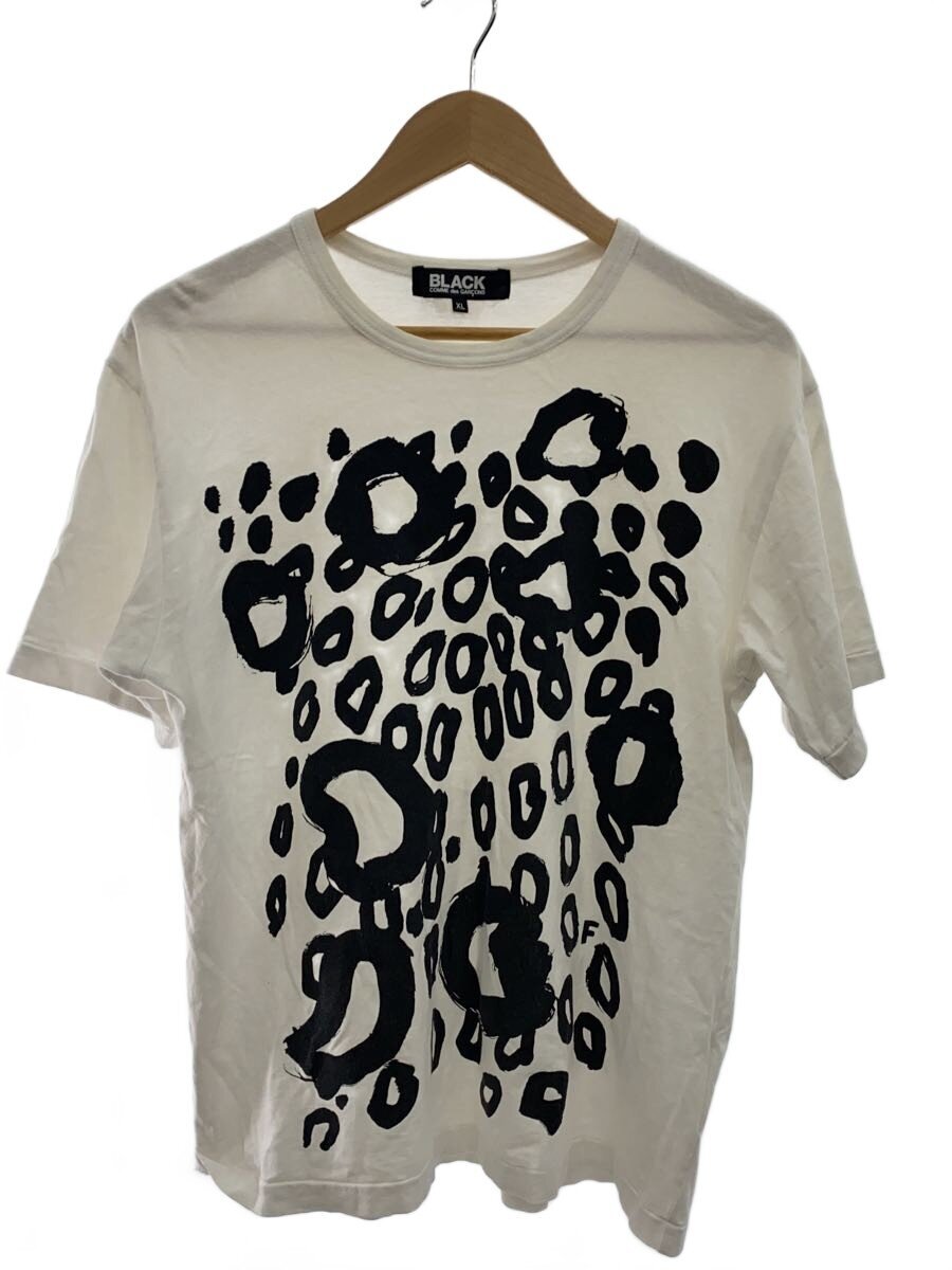 【中古】BLACK COMME des GARCONS◆プルオーバー/XL/コール天/WHT/毛の荒物【メンズウェア】
