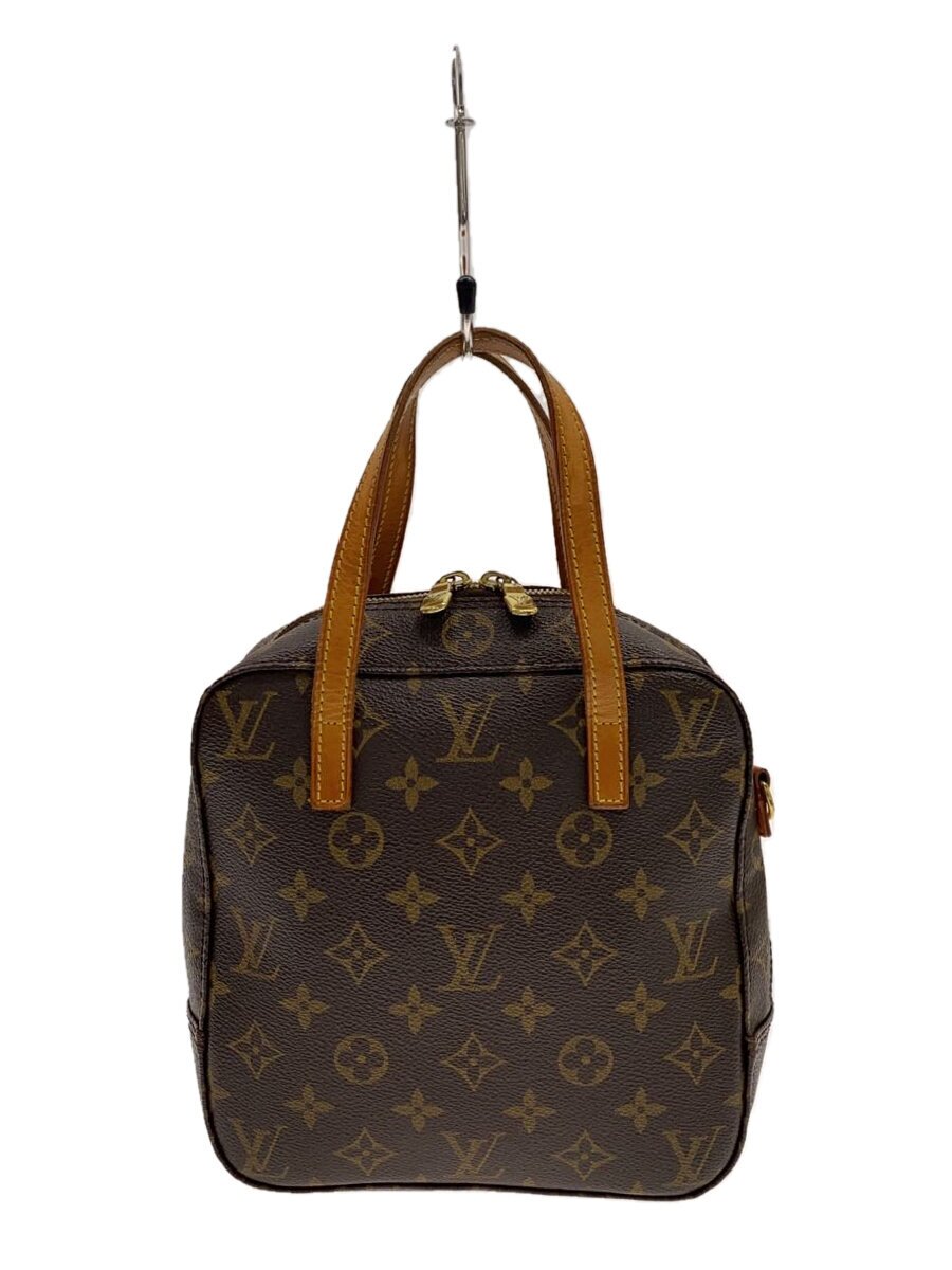 【中古】LOUIS VUITTON◆スポンティーニ_モノグラム・帆布/なめし革/BRW【御徒面子】