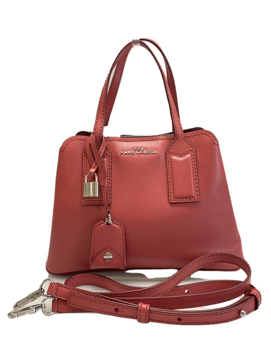 【中古】THE MARC JACOBS◆ハンドバック/なめし革/赤いこと/無地/M001487 605【御徒面子】