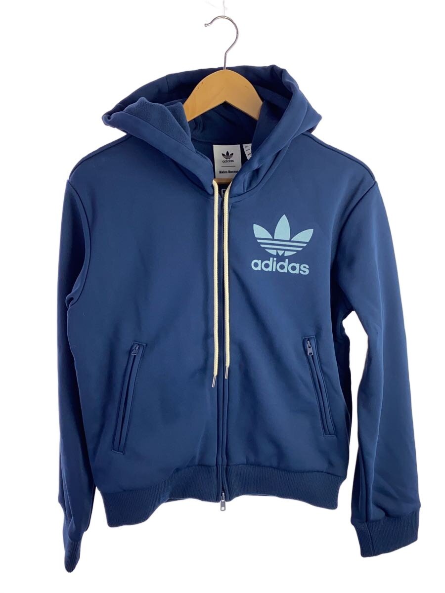 【中古】adidas◆パーカー/M/ポリエステル/米国海軍/無地/jj2939【メンズウェア】