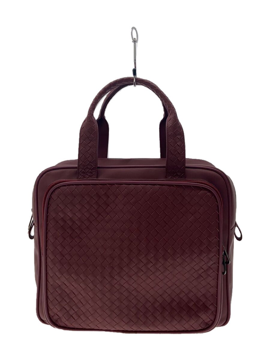 【中古】BOTTEGA VENETA◆ボストンバッグ/なめし革/BRD/211440//【御徒面子】