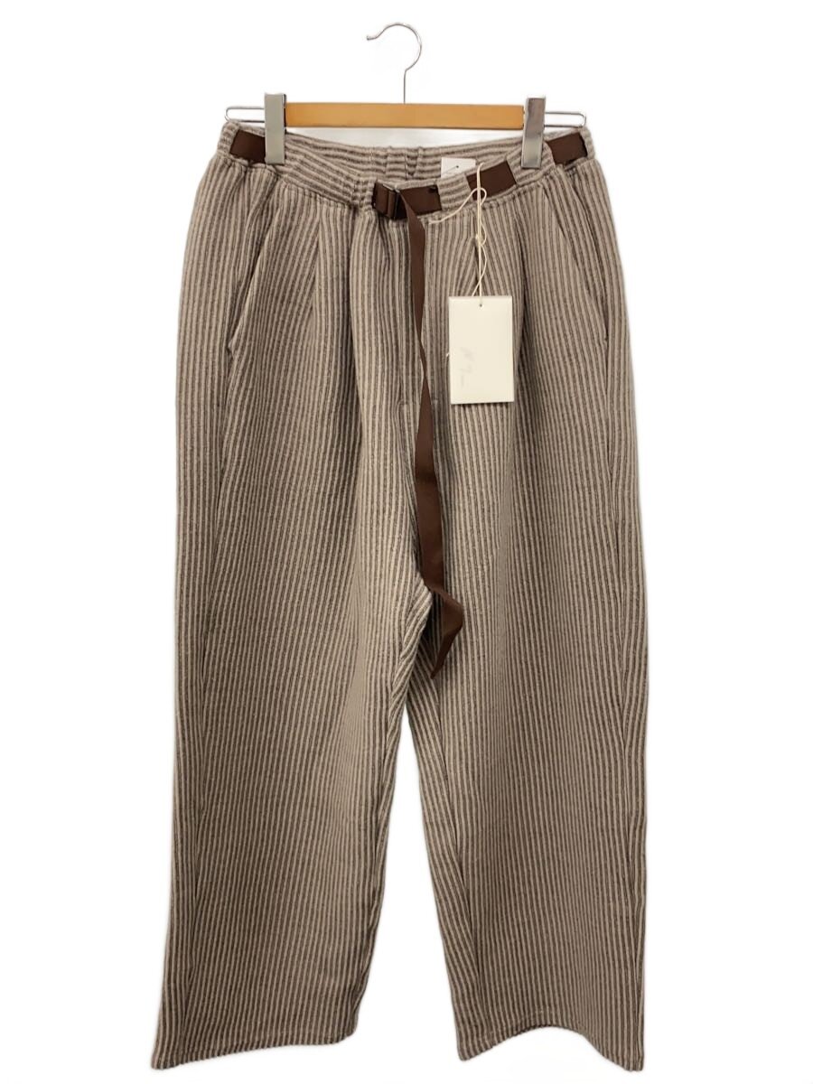 【中古】ANCELLM◆WOOLCORD BELTLESS SLACKS/ボトム/2/ウール/BRW/ANC-PT85-B/タグ付【メンズウェア】|2nd STREET 店