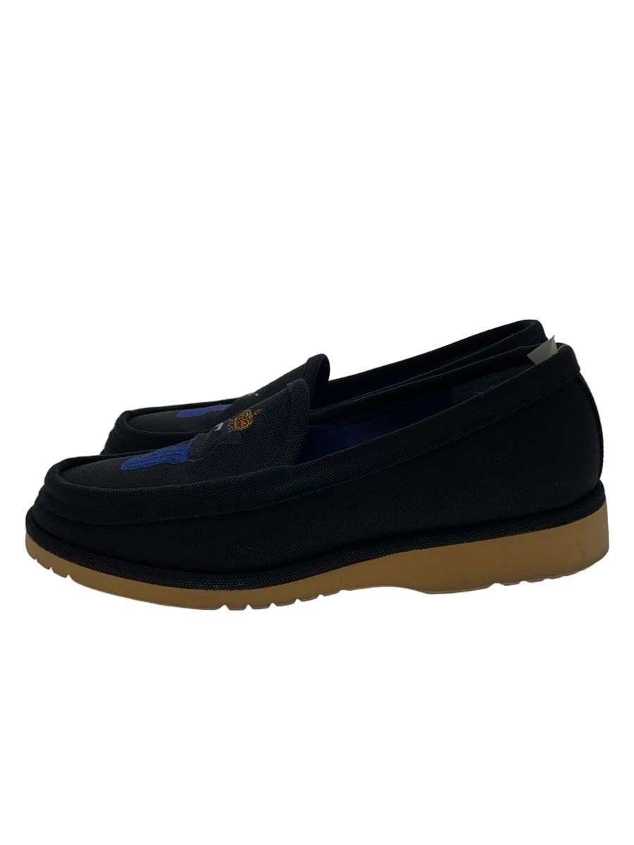 【中古】BLOHM◆KING RAT LOAFER/刺しゅう/置き目毛革/26珊/BLK/帆布/汚れた状態/【シューズ】