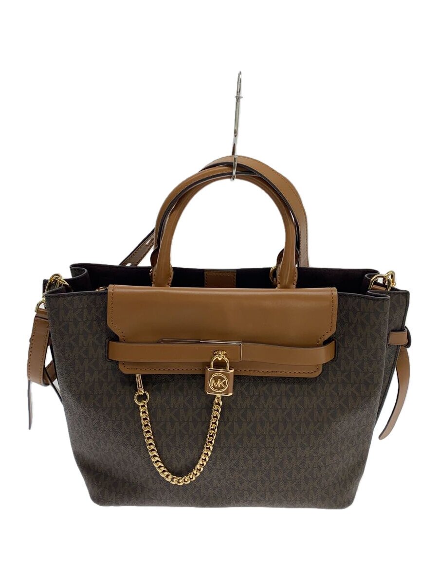 【中古】MICHAEL KORS◆ショルダーバッグ/レザー/BRW/総柄【バッグ】|2nd STREET 店