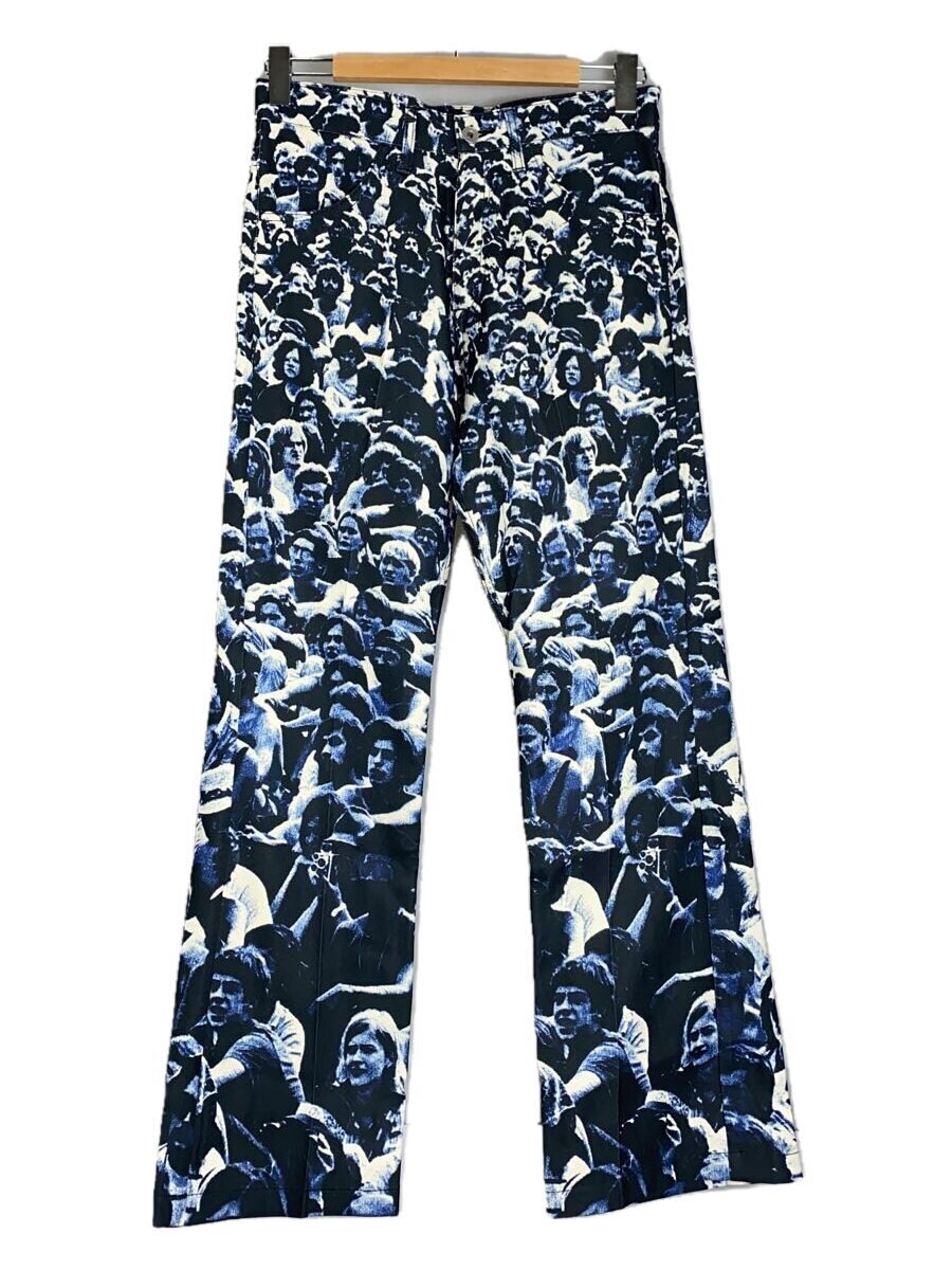 【中古】DAIRIKU◆ブーツカットパンツ/29/ポリエステル/BLU/総柄/23SS-P-3【メンズウェア】