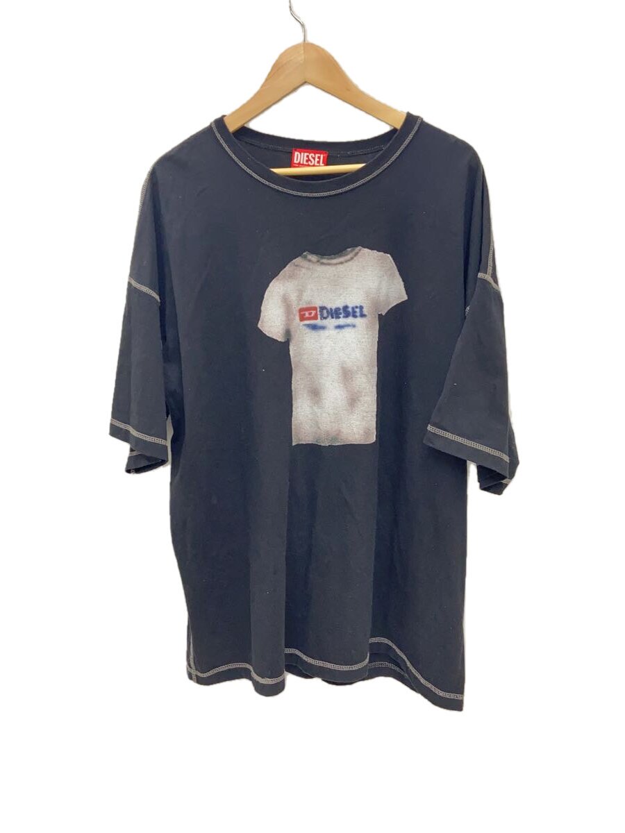 【中古】DIESEL◆ディーゼル/プルオーバー/綿織物/黒いこと/無地【メンズウェア】