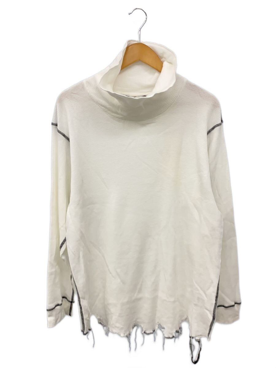 【中古】ANCELLM◆25AW/DAMAGE WAFFLE HI-NECK LS T-SHIRT/2/コットン/WHT/ANC-CT135【メンズウェア】｜2ｎｄ STREET 店