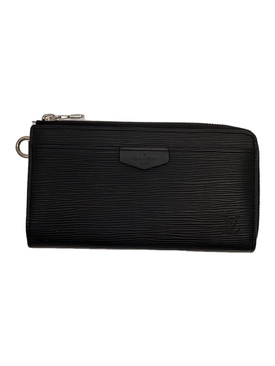 【中古】LOUIS VUITTON◆長金入れ/エピ/なめし革/BLK/無地/メンズ/M81325【服飾雑貨他】