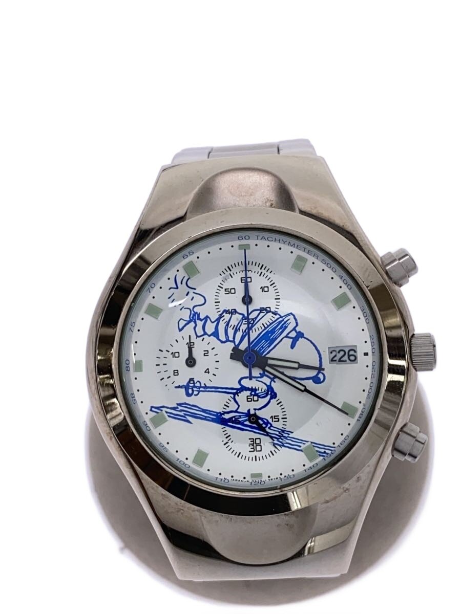 【中古】CITIZEN◆石英ウオッチ/アナログ/--/SLV/SLV【服飾雑貨他】