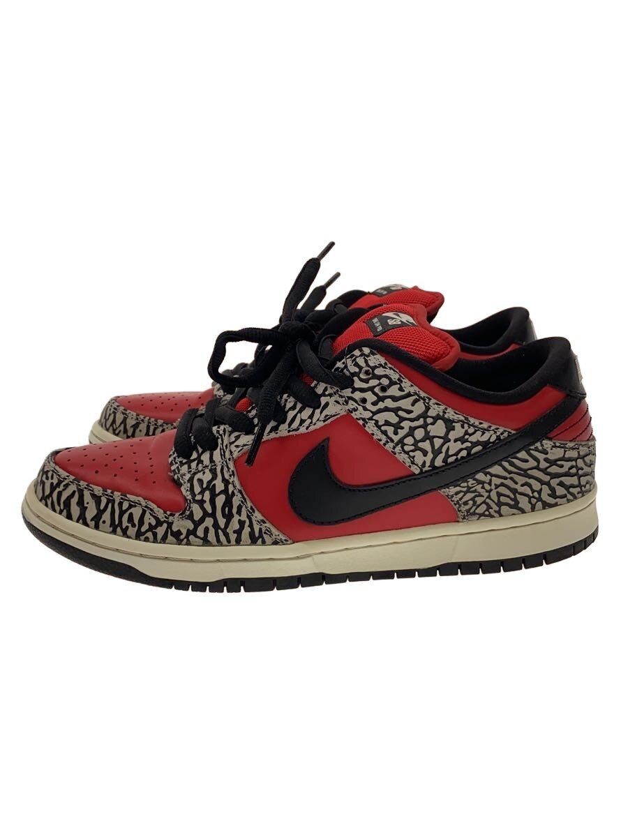 【中古】NIKE◆DUNK LOW PREMIUM SB/ダンクロープレミアム/赤いこと/313170-600/26.5糎/RED【シューズ】