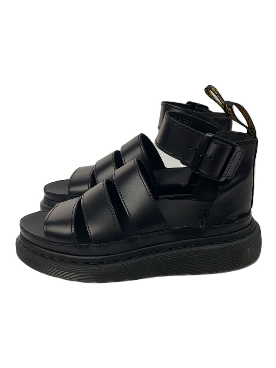 【中古】Dr.Martens◆サンダル/US6/BLK【シューズ】