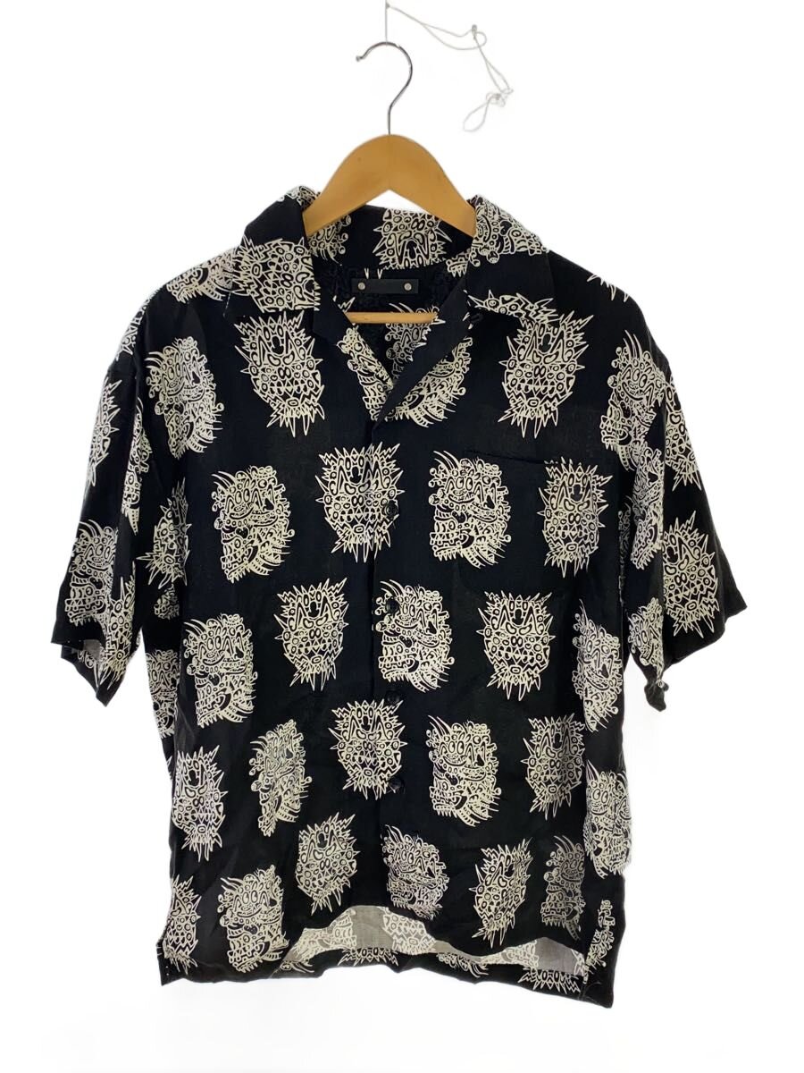 【中古】MINEDENIM◆半袖シャツ/2/--/BLK/総柄【メンズウェア】|2nd STREET 店