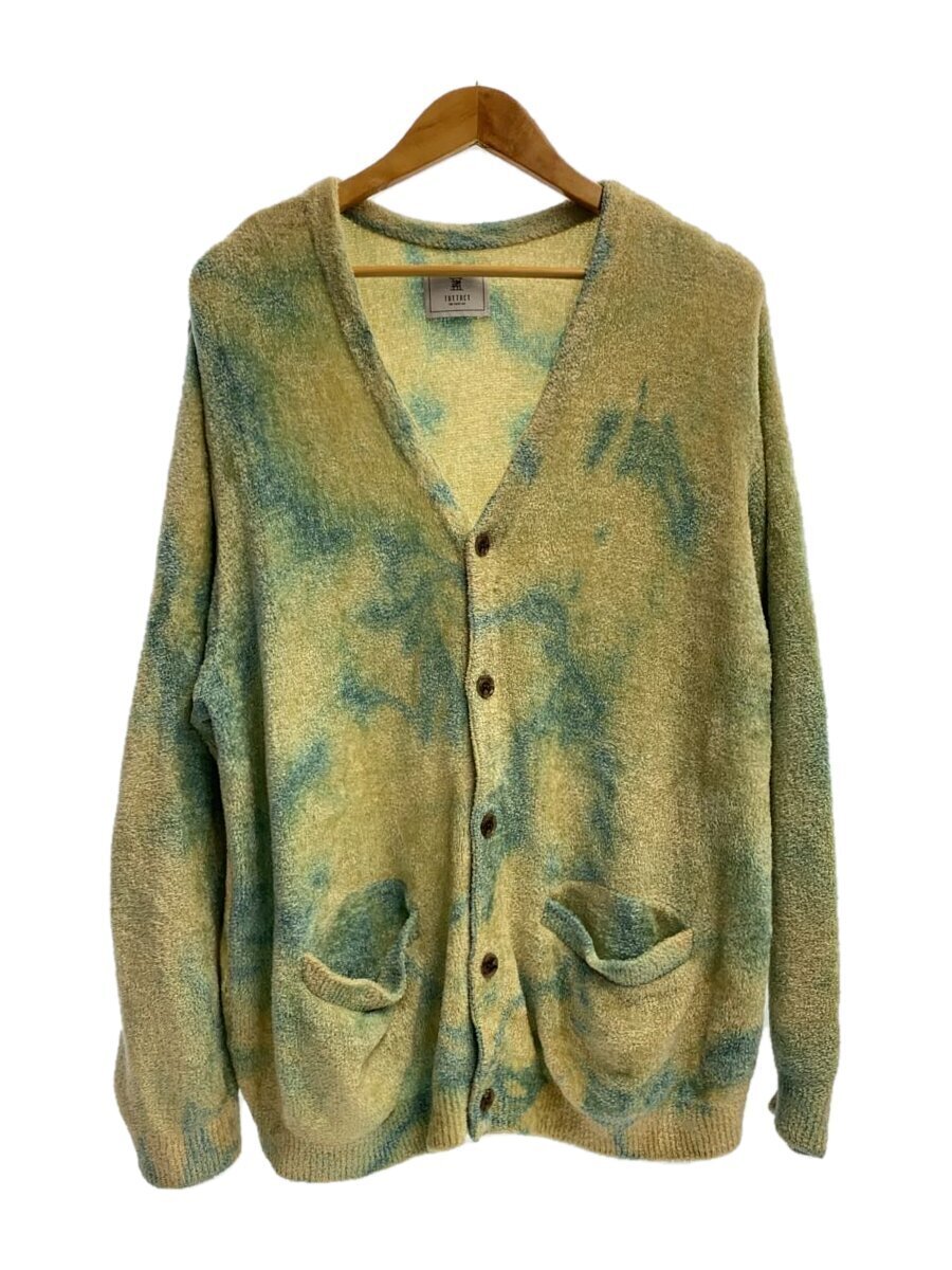 【中古】TUITACI◆23AW/OVER DYE JEWEL CARDIGAN/ジレー/2/総柄/T23AW-KN02【メンズウェア】