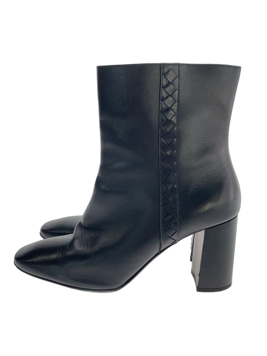 【中古】BOTTEGA VENETA◆遊撃手ブーツ/39/BLK/なめし革【シューズ】