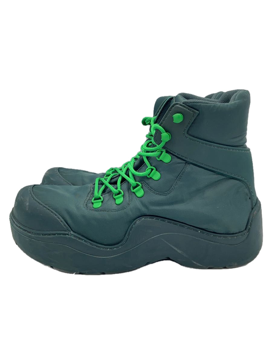 【中古】BOTTEGA VENETA◆ブーツ/43/GRN/ボンバーパドルブーツ//【シューズ】