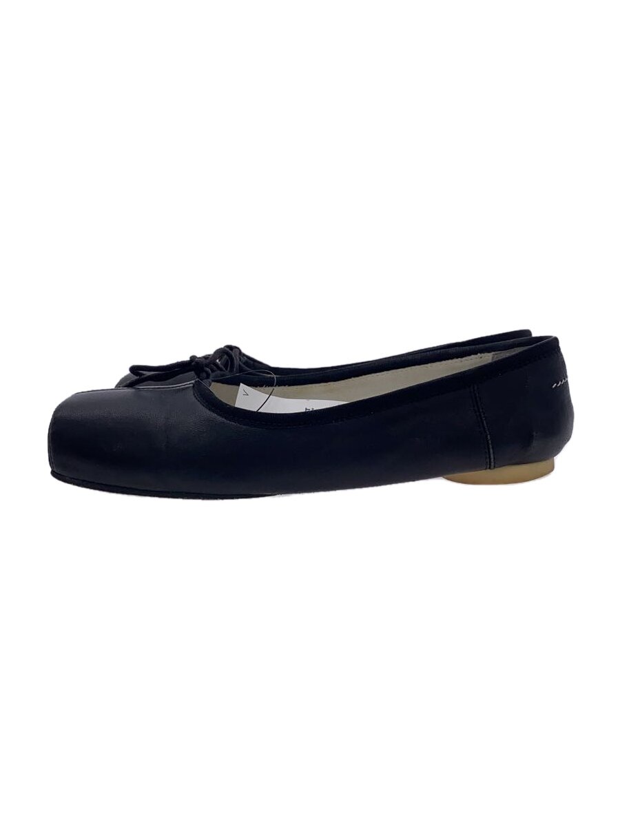 【中古】MM6◆パンプス/36/BLK/なめし革/S66WZ0025/バレーシューズ【シューズ】