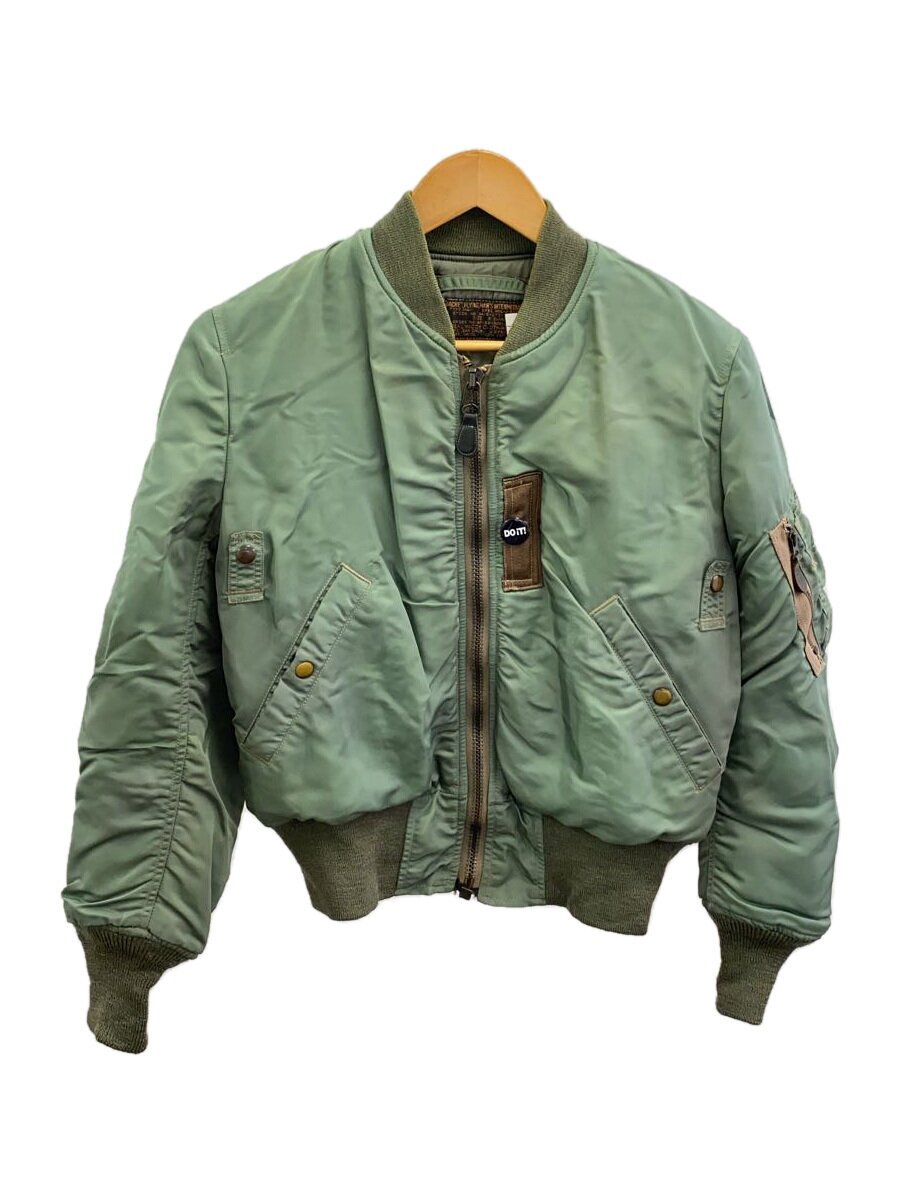 【中古】REAL McCoyS◆MA-1/飛行上衣/XS/羊毛/KHK/MIL-J-8279【メンズウェア】