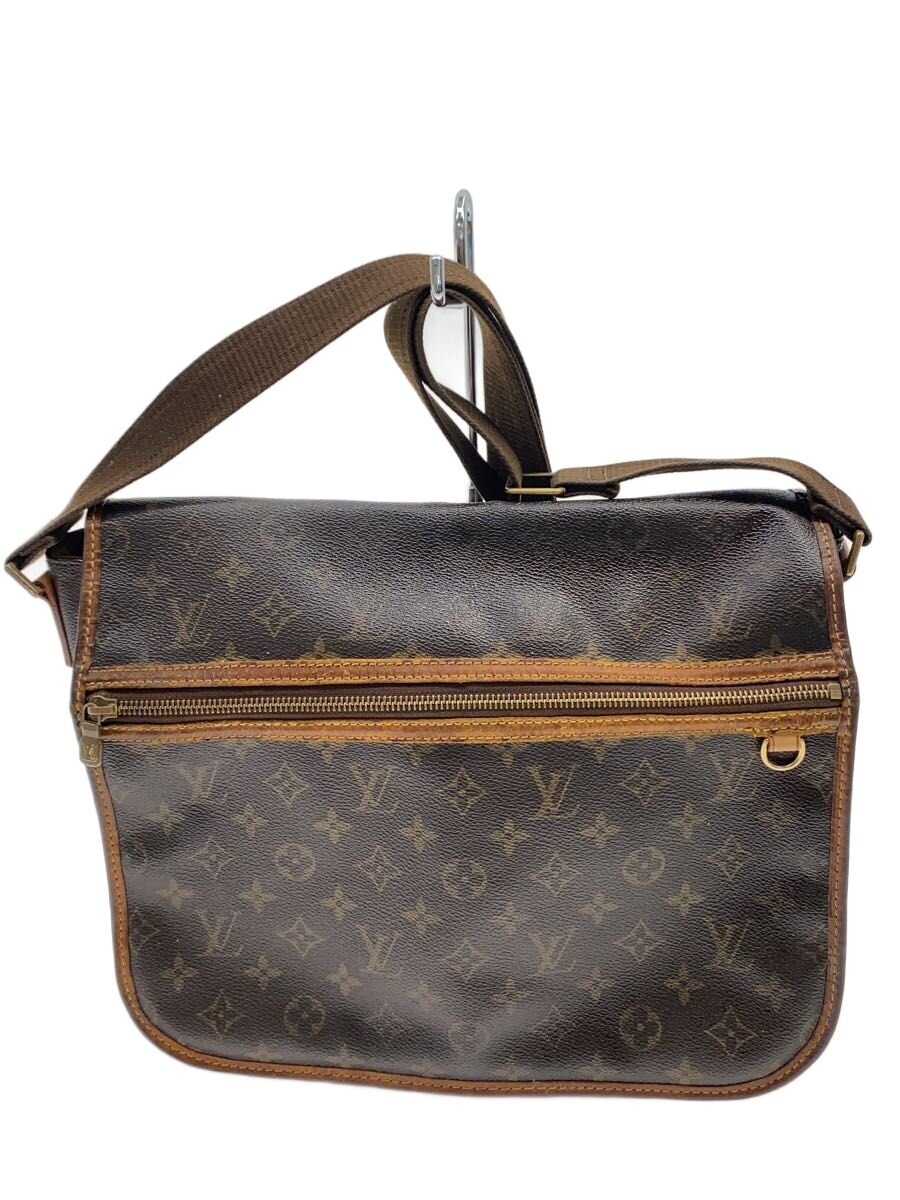 【中古】LOUIS VUITTON◆飛脚屋GM・ボブール_モノグラム・帆布/PVC/赤銅色/型押し/ロゴタイプ/プリンント【御徒面子】