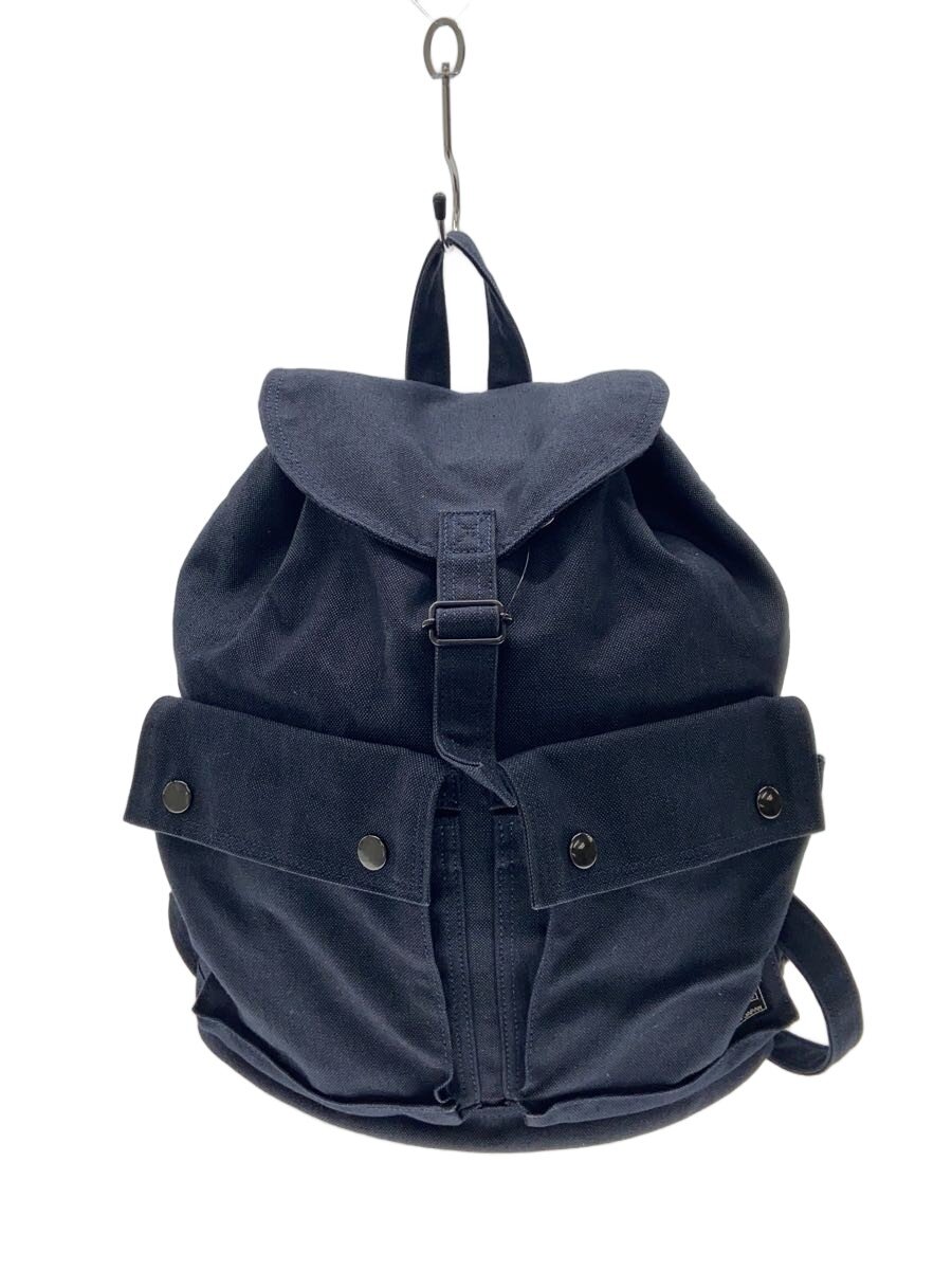 【中古】PORTER◆背嚢/帆布/IDG/無地【御徒面子】