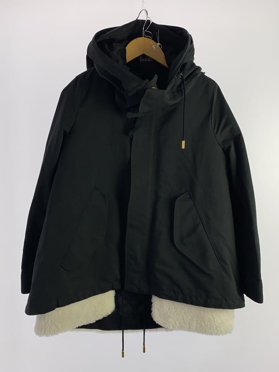 【中古】THE RERACS◆上衣/36/ポリエステル/BLK/無地/20FW-RECT-210L-J【メンズウェア】