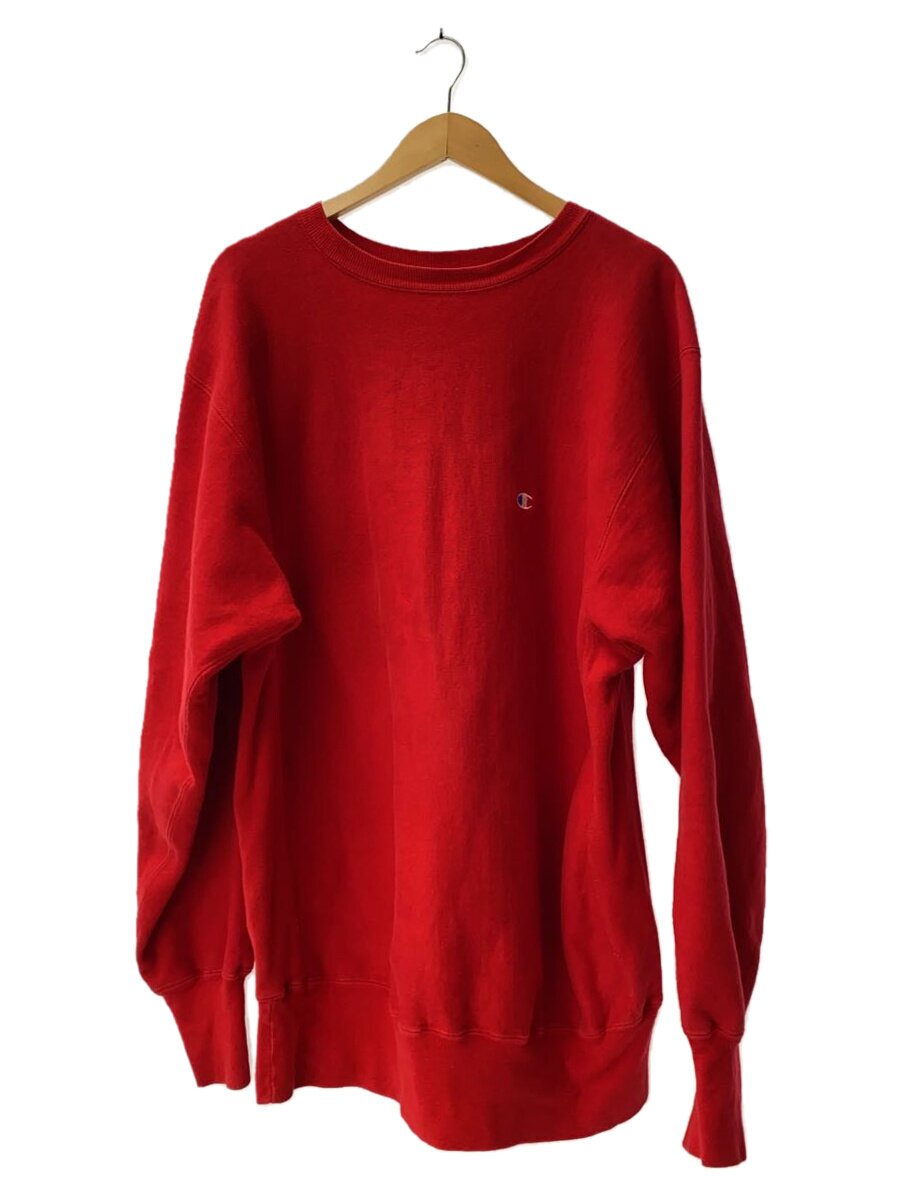 【中古】Champion◆流汗/XXL/綿織物/RED/無地/90S/USA製【メンズウェア】
