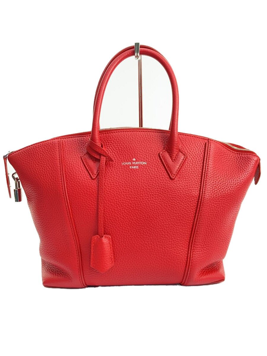 【中古】LOUIS VUITTON◆鍵を掛けるイットMM_パルナセア/トートバッグ/ショルダーバッグ/2WAY/RED/なめし革/RED【御徒面子】