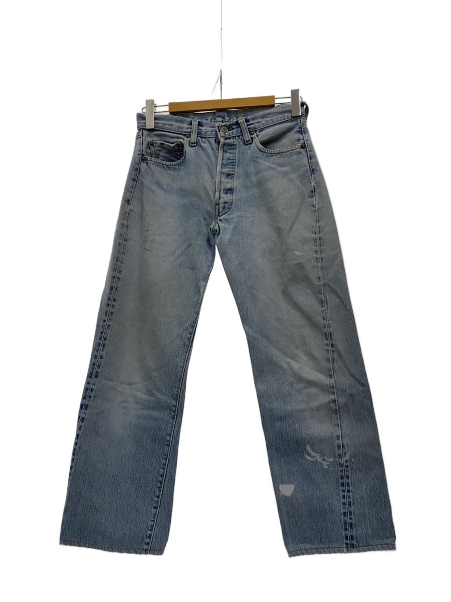 【中古】Levi’s◆70-80s/66後期/名取り草裏6/スモールe/衣嚢裏チェーン店/継ぎ切れ手抜かり/平置78/IDG【メンズウェア】
