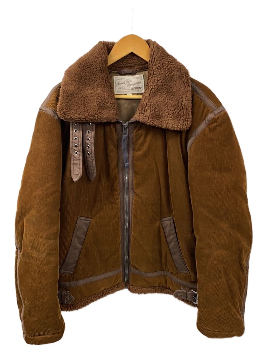 【中古】AVIREX◆CORDUROY B-3/ジャケット/XL/コーデュロイ/BRW/783-3252074【メンズウェア】｜2ｎｄ STREET 店