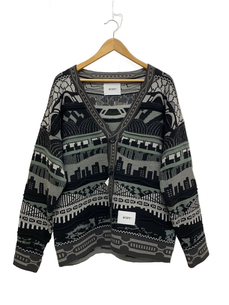 【中古】WTAPS◆24AW/PALMER 813/SWEATER/ACRYLIC/2/アクリル樹脂/BLK/242MADT-KNM07【メンズウェア】