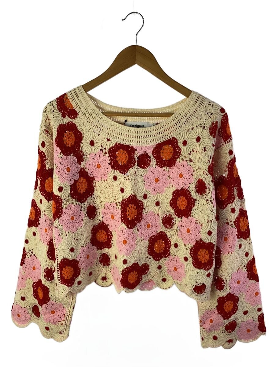 【中古】Desigual◆編み物・スウェーター(薄っぺら)/S/綿織物/皮膚軟化剤【レディースお召しもの】