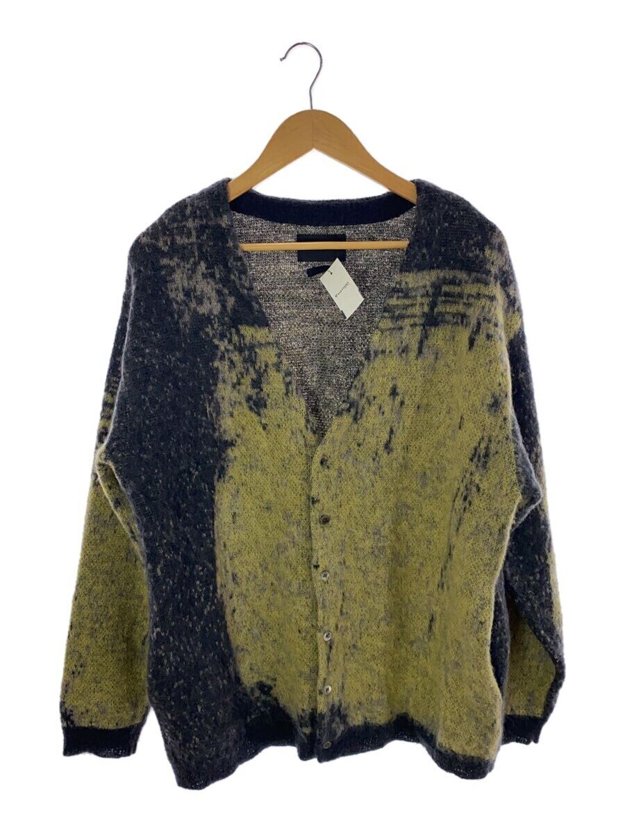 【中古】YOKE◆ジレー(朦々たる)/2/モヘヤ/GRY/総柄/YK24FW0814S【メンズウェア】