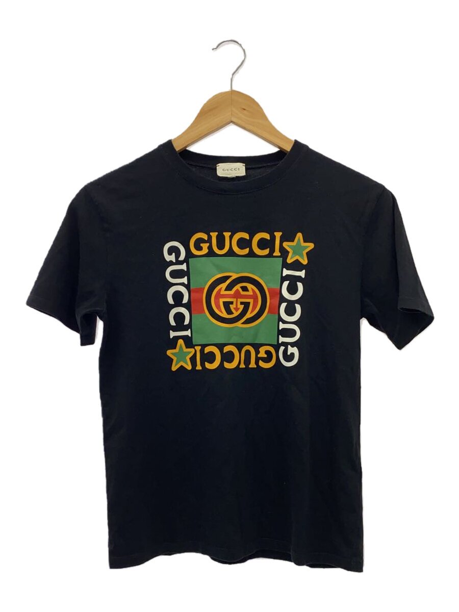 【中古】GUCCI◆カットソー/140糎/綿織物/BLK/586167【キッズ】