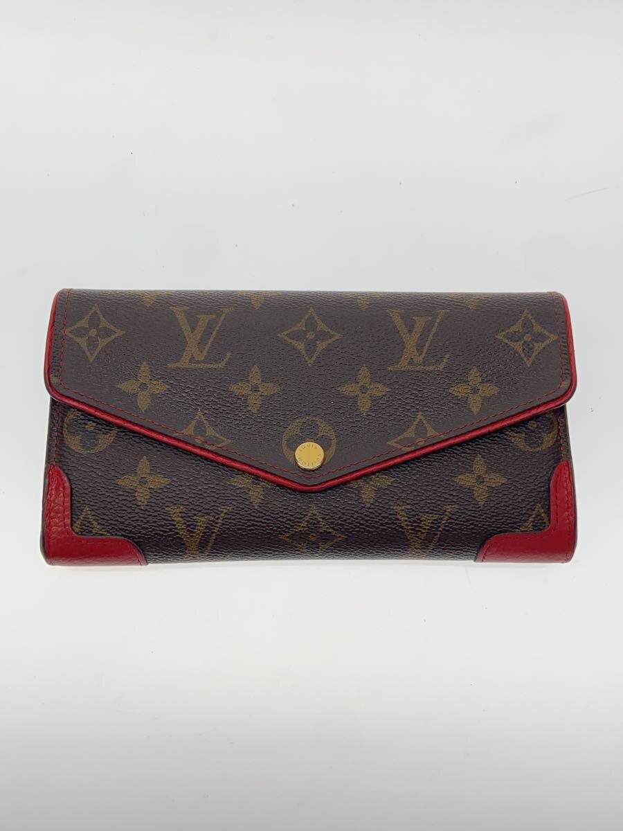 【中古】LOUIS VUITTON◆ポルト・フォイユ・サラ・レティーロ_モノグラム・キャンバス_BRW_スリーズ/PVC/BRW/総柄/レディ【服飾雑貨他】|2nd STREET 店