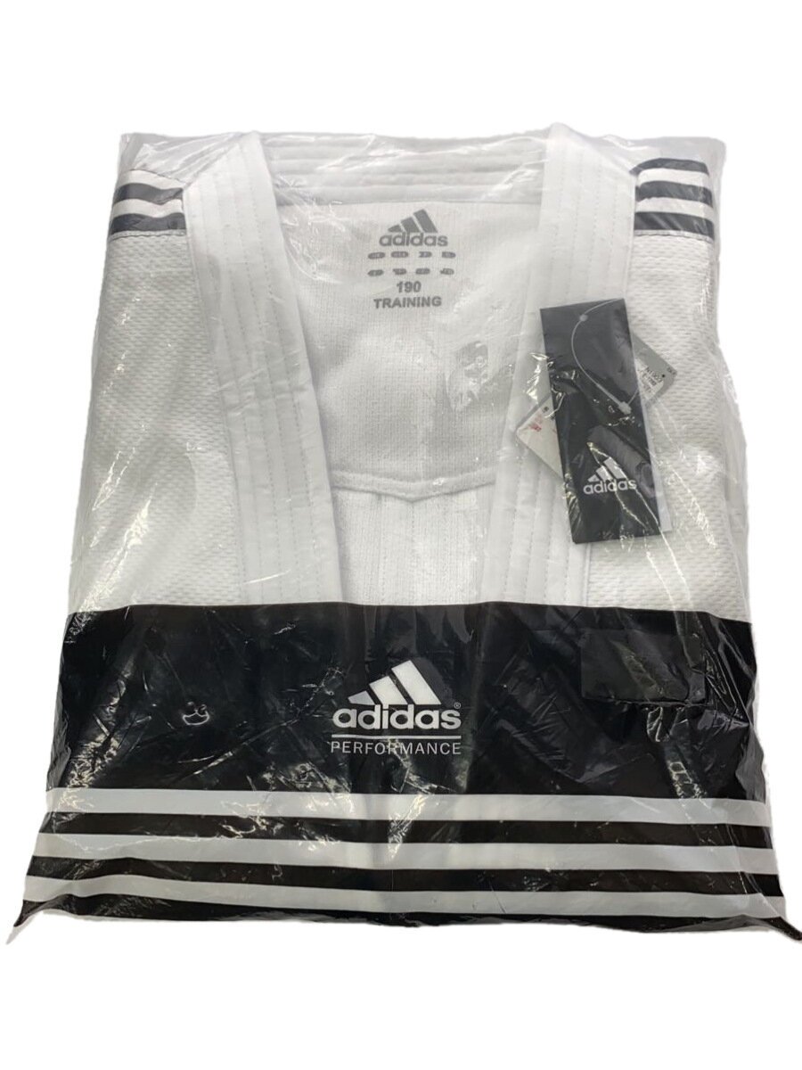 【中古】adidas◆スポーツウェアー/--/WHT【スポーツ】