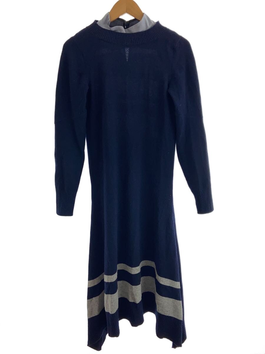 【中古】sacai◆長袖ワンピース/1/ウール/NVY/19-04694//【レディースウェア】｜2ｎｄ STREET 店