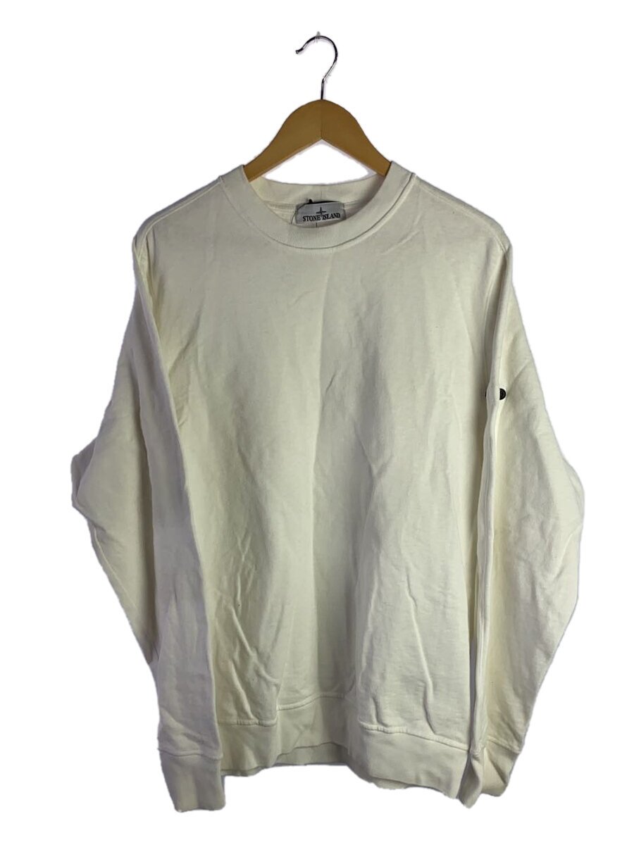 【中古】STONE ISLAND◆スウェット/L/コットン/WHT/無地/801566060//【メンズウェア】｜2ｎｄ STREET 店