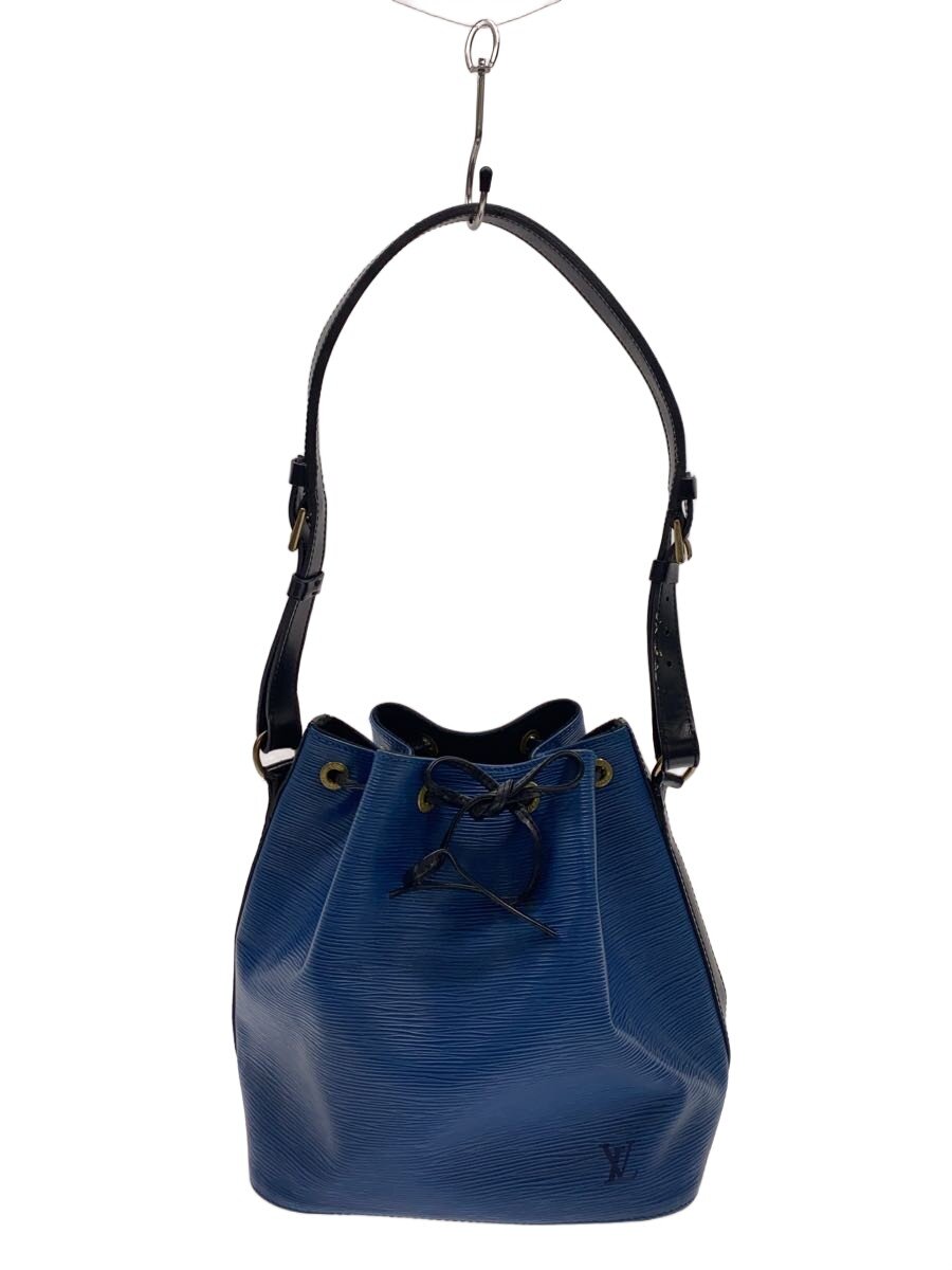 【中古】LOUIS VUITTON◆プチ・ノエ_エピ/なめし革/BLU【御徒面子】