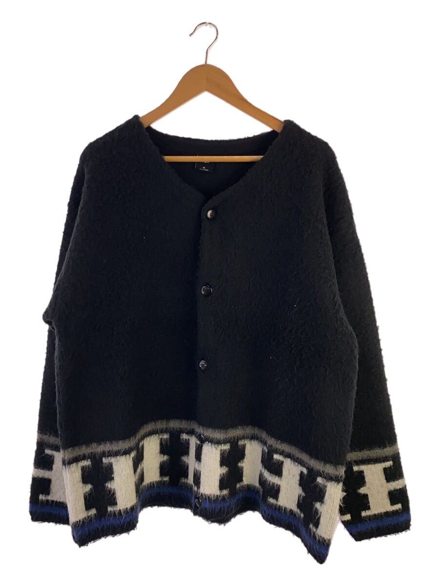 【中古】HUF◆ジレー(朦々たる)/XL/アクリル繊維/BLK【メンズウェア】