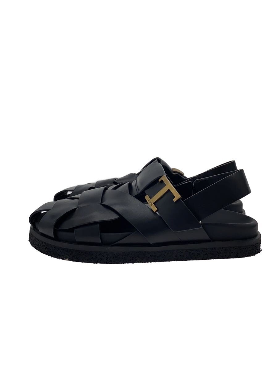 【中古】TOD’S◆サンダル/36/BLK【シューズ】