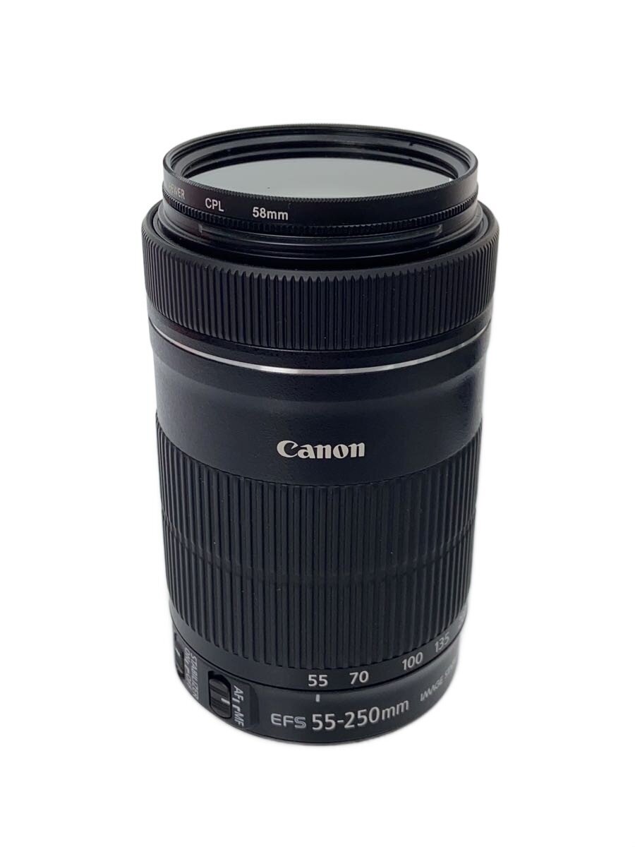 【中古】CANON◆水晶体/EF-S 55-250粍 F4-5.6 IS STM//【写真機】