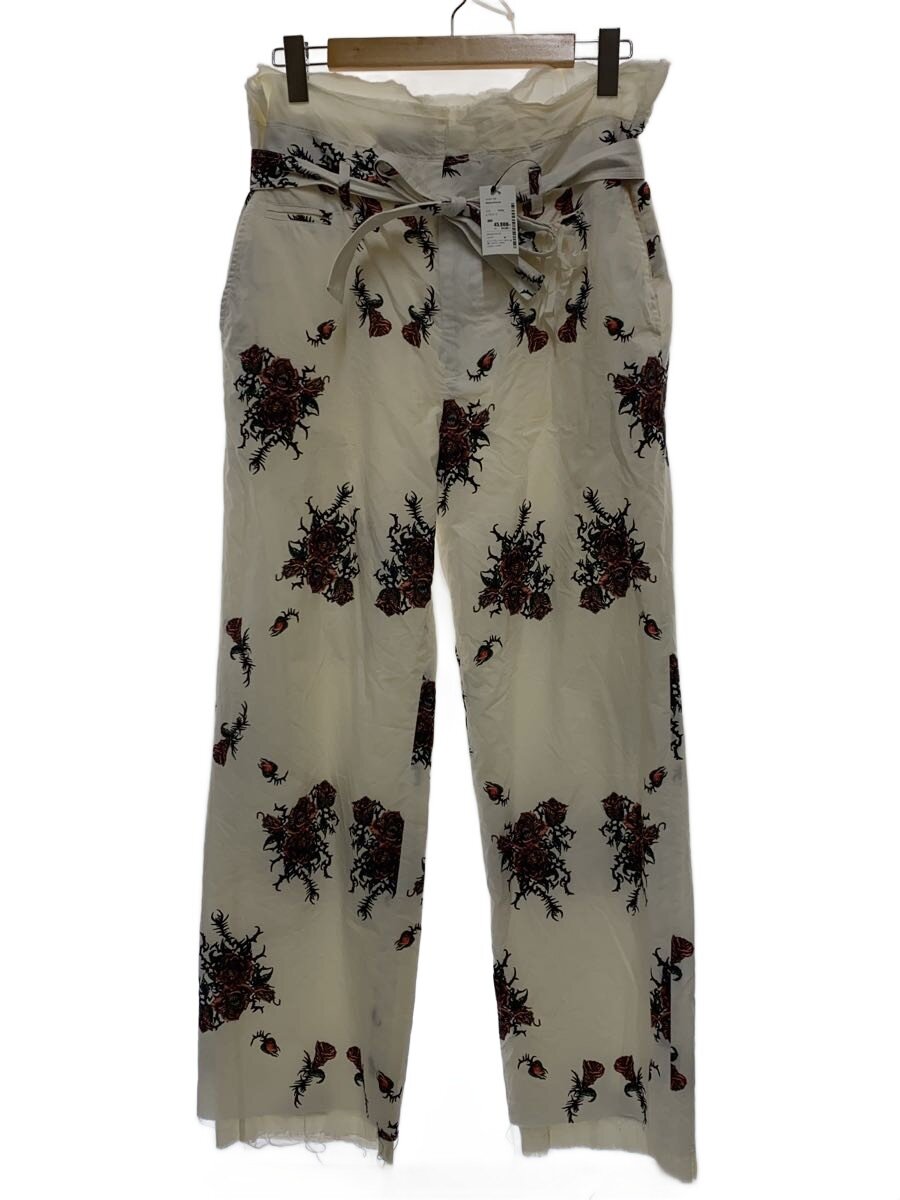 【中古】Midorikawa◆下つ方/FREE/綿織物/WHT/総柄/mid24ss-pt08b【メンズウェア】