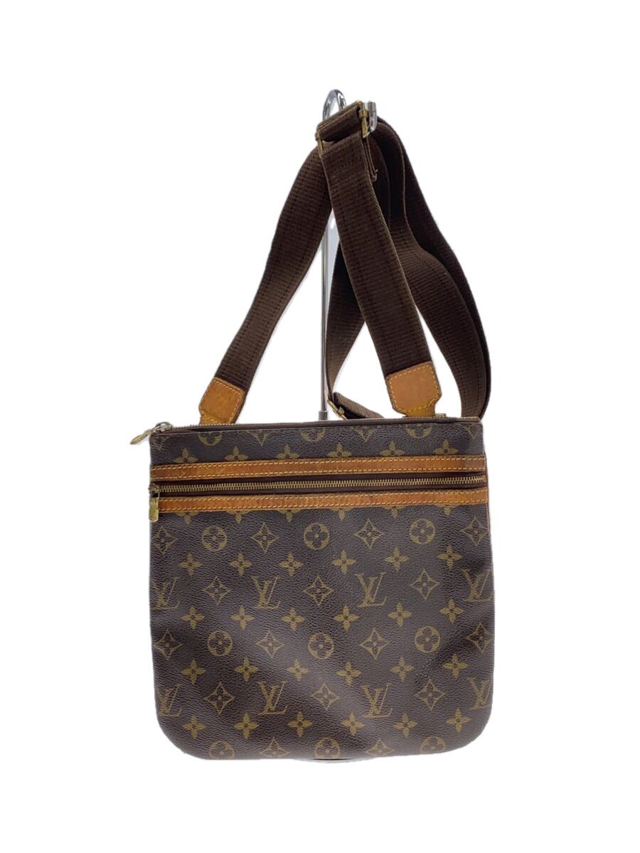 【中古】LOUIS VUITTON◆ポシェット・ボスフォール_モノグラム・キャンバス_BRW/PVC/ブラウン【バッグ】｜2ｎｄ STREET 店