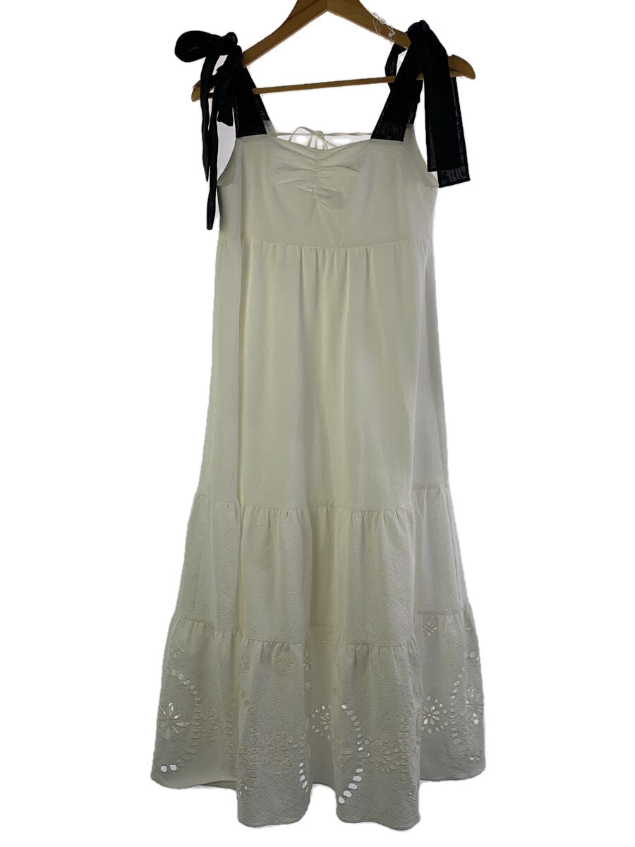 【中古】SNIDEL◆24SS/ショルダーリボンワンピース/ワンピース/O/ポリエステル/WHT/SWFO242064//【レディースウェア】|2nd STREET 店